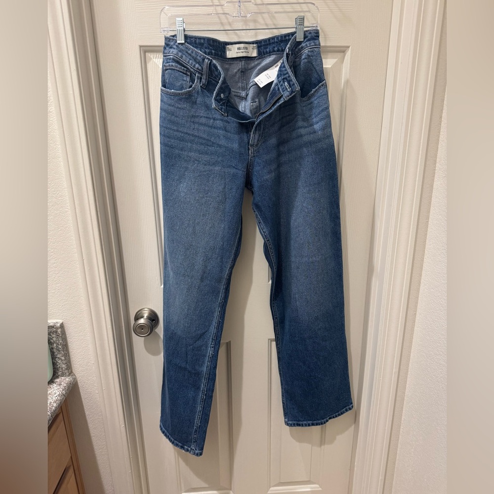 Hollister Curvy High Rise Dad Jeans Size 29 Regular Length